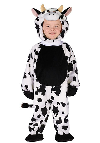 child cow costume