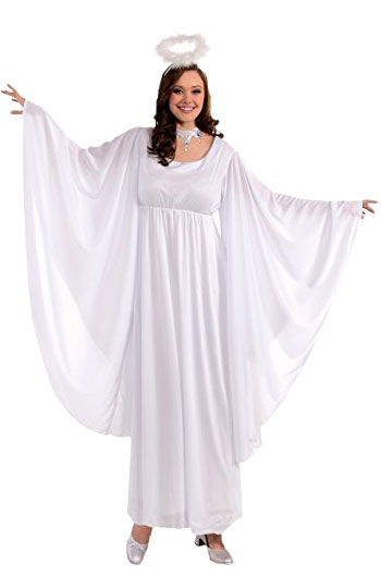 plus size angel costume for women