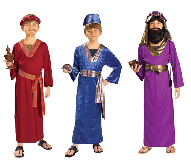 3 kings costumes clearance nativity