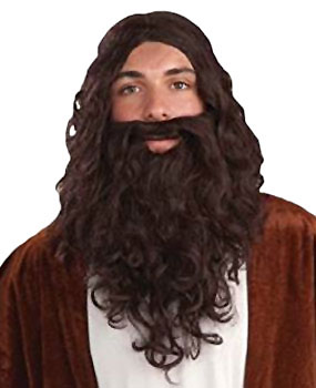 child shepherd biblical beard and wig