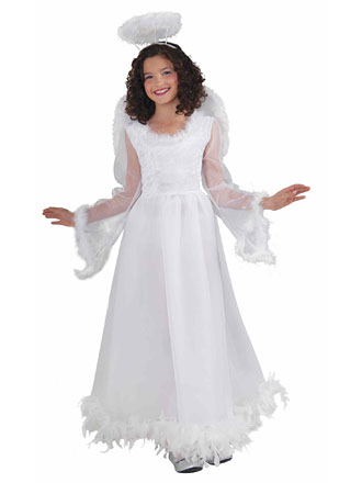 child girl kid angel costume