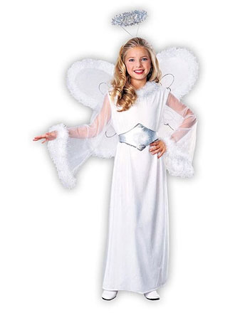 child girl kid angel costume