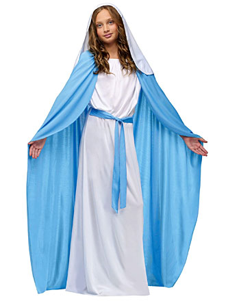 girl white Mary costume