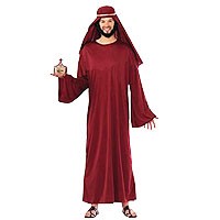 adult wise men costume red