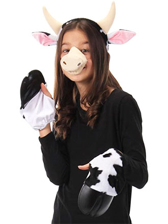 child cow costume