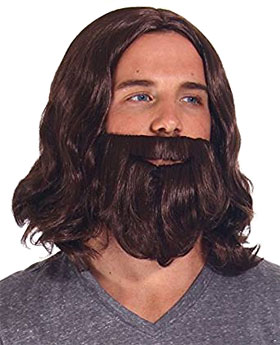 jesus beard wig adult